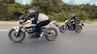 ENFRENTE la z400 con la 450nk   Muy INTENSO ❌