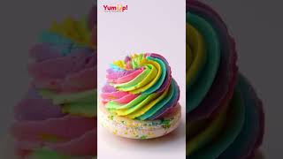 Rainbow Macaron is great idea 💡 foryou fyp macaron cakedecorating  #Shorts