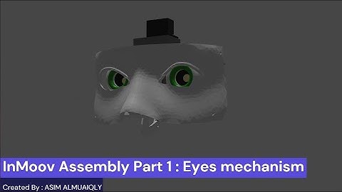 InMoov Assembly Part 1 : Eyes Mechanism