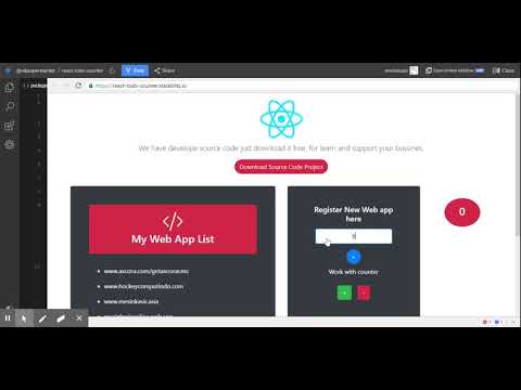 learn react build todo list and counter with source code free download gratis