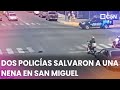 DOS POLICÍAS le HICIERON RCP a UNA NENA de 3 AÑOS y la SALVARON
