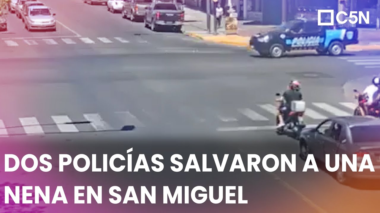 DOS POLICÍAS le HICIERON RCP a UNA NENA de 3 AÑOS y la SALVARON