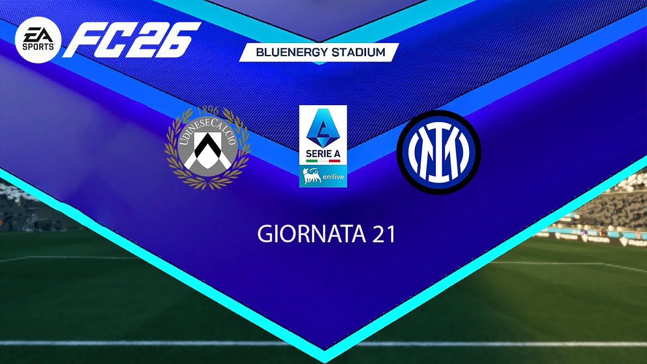 FC 26 - UDINESE vs INTER MILAN | Serie A 2025/26 Giornata 21 – Simulazione Real Match