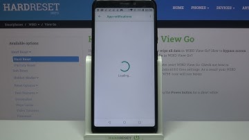 Manage Apps Notifications / Apps Settings - WIKO View Go