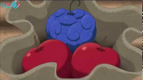 One Piece - apple turns into a devil fruit