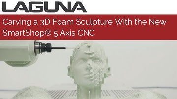 Carving a 3D Foam Sculpture With the New SmartShop® 5 Axis CNC Router | Laguna Tools