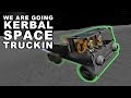 Kerbal Space Truck to the Mun - Val needs to push!   -   KSP