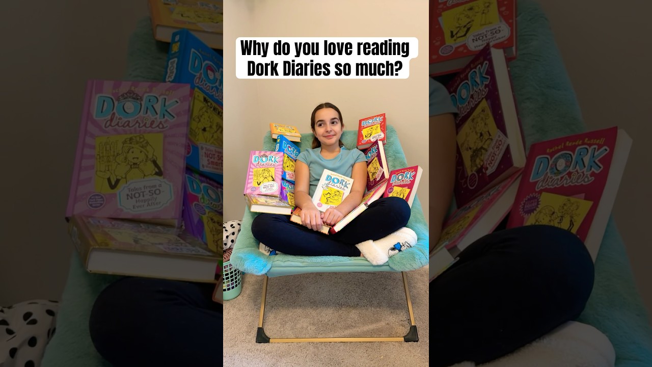 I can’t stop reading Dork Diaries! 