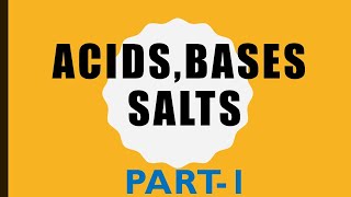 Acids, Bases & Salts/TNPSC General Science/Class-3