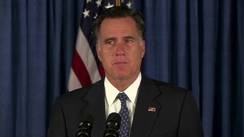 Romney: Attack on U.S. consulate in Libya is disgusting