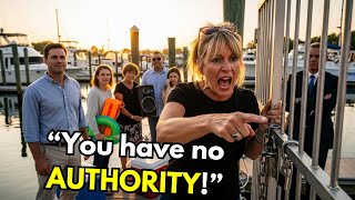 HOA Karen Exploded When I Took Control of the Marina Gate and Sent Her Guests Packing