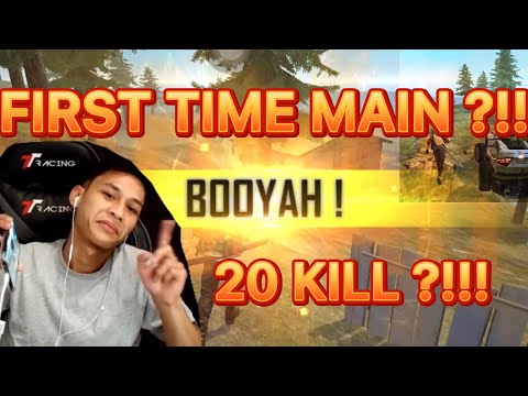 FIRST TIME MAIN 20 KILL ?!! FREE FIRE