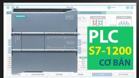 Bài 1 lập trình PLC s71200  : lập trình plc với mô hình thật, làm quen với TIA portal