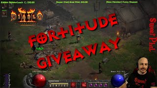 Diablo 2 Resurrected - Fortitude Giveaway 1/20/2022