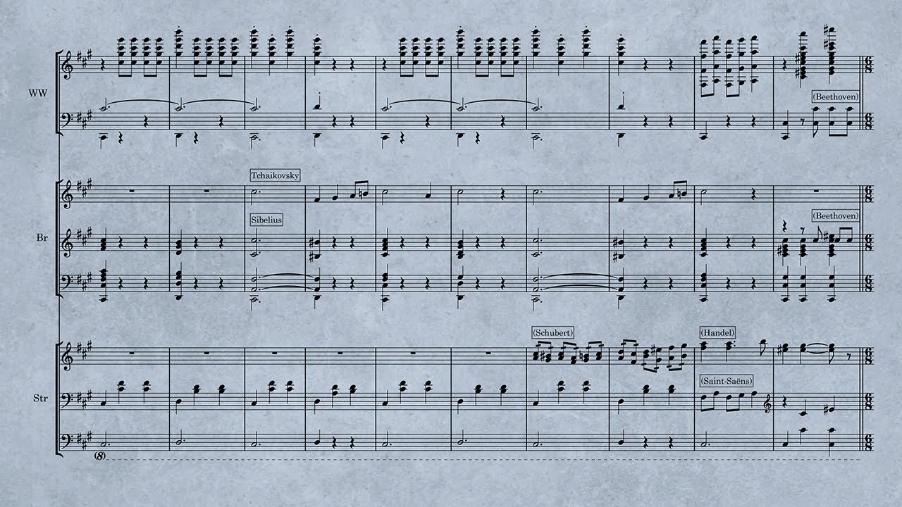 Classical Music Mashup III for Orchestra