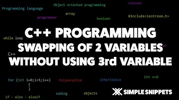 C++ program to Swap variables Without using 3rd Variable | C++ programming tutorials for beginners