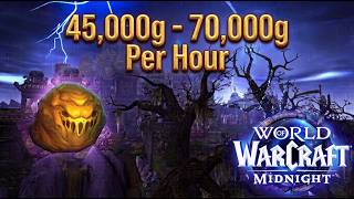 45,000g - 70,000g Per HOUR! Midnight WoW Goldfarm