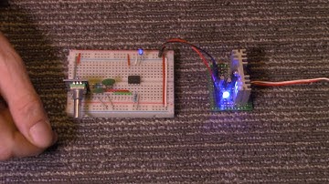 Rotary Encoder controlled Digital Potentiometer (X9C103)