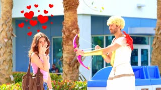 Cupid Shoots Arrow At Strangers To Fall In Love! (Valentines Day Prank)