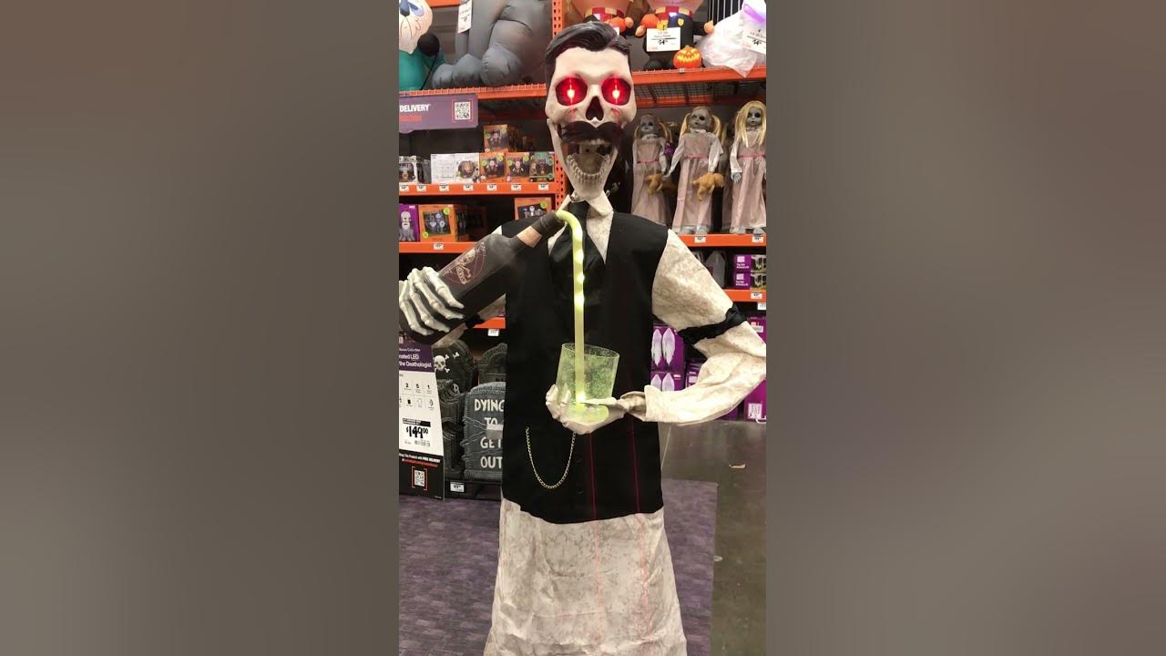 Home Depot Halloween Dean the Deathologist YouTube