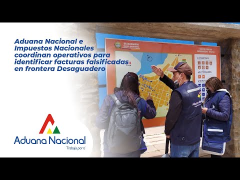 Aduana Nacional e Impuestos Nacionales coordinan operativos en frontera Desaguadero