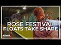 Families decorate Portland Rose Festival Parade floats