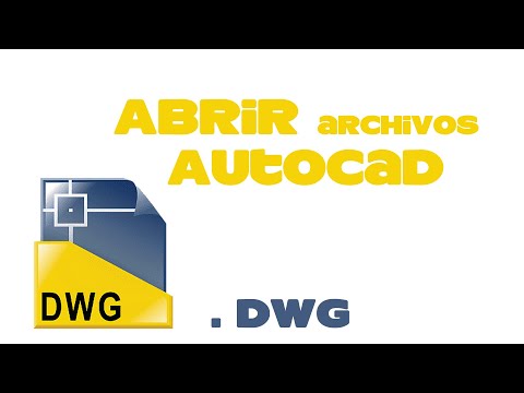 Video: ¿Cómo abro un archivo DWG sin AutoCAD?