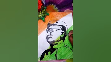 Netaji subhash chandra bose/ Republic day special drawing/ INDIA 🇮🇳 #art #viral #shorts