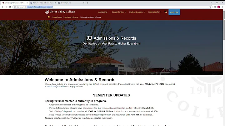 Ordering VVC Transcripts