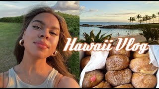 HAWAII VLOG| FIRST TIME IN HAWAII | OAHU, LEONARD'S BAKERY, ZIPPY'S, LU'UA| MARRIOTT KO'OLINA