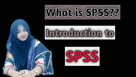 #SPSS #statistics #analysis #sociology | What is SPSS | Introduction to SPSS