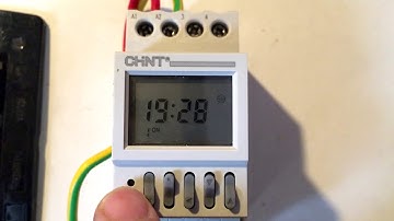 How to programme CHINT NKG-3 Timer switch (ATP1006-2)