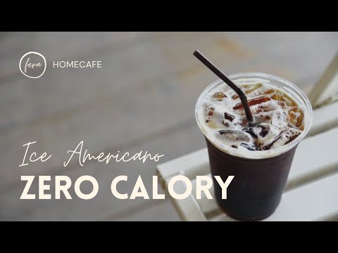 ICE AMERICANO ZERO CALORY, MINUMAN YANG COCOK UNTUK DIET || homecafe