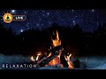 🔴 Relaxing Music 24/7, Stress Relief, Campfire Music, Sleep Music, Meditation Music, Nature Sounds