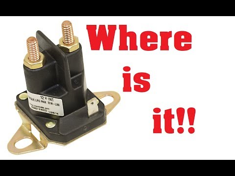Video: Hvordan forbinder du en magnetventil på en plæneklipper?