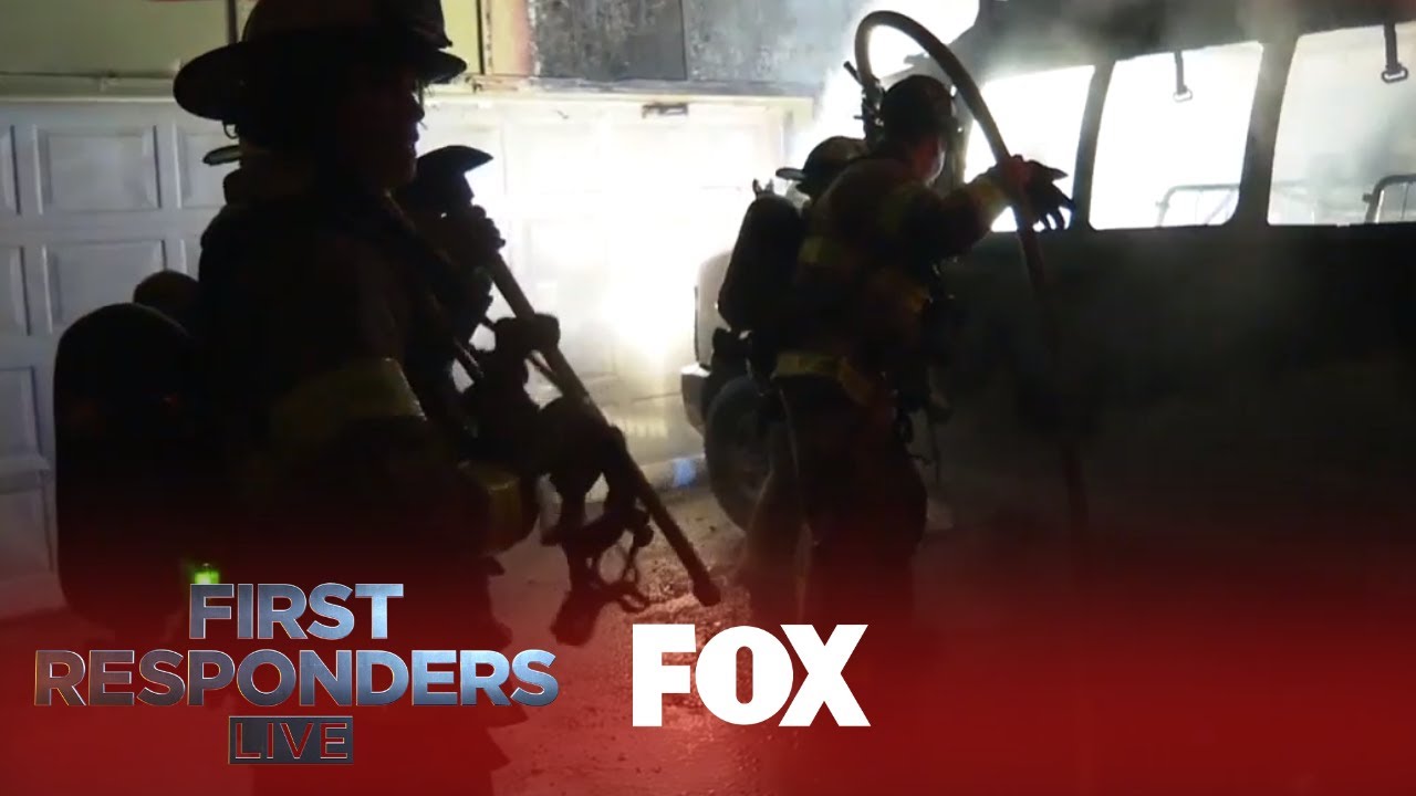 rescue dogs rock nyc The First Responders Arrive At A Burning Van | Season 1 Ep. 5 | FIRST RESPONDERS LIVE