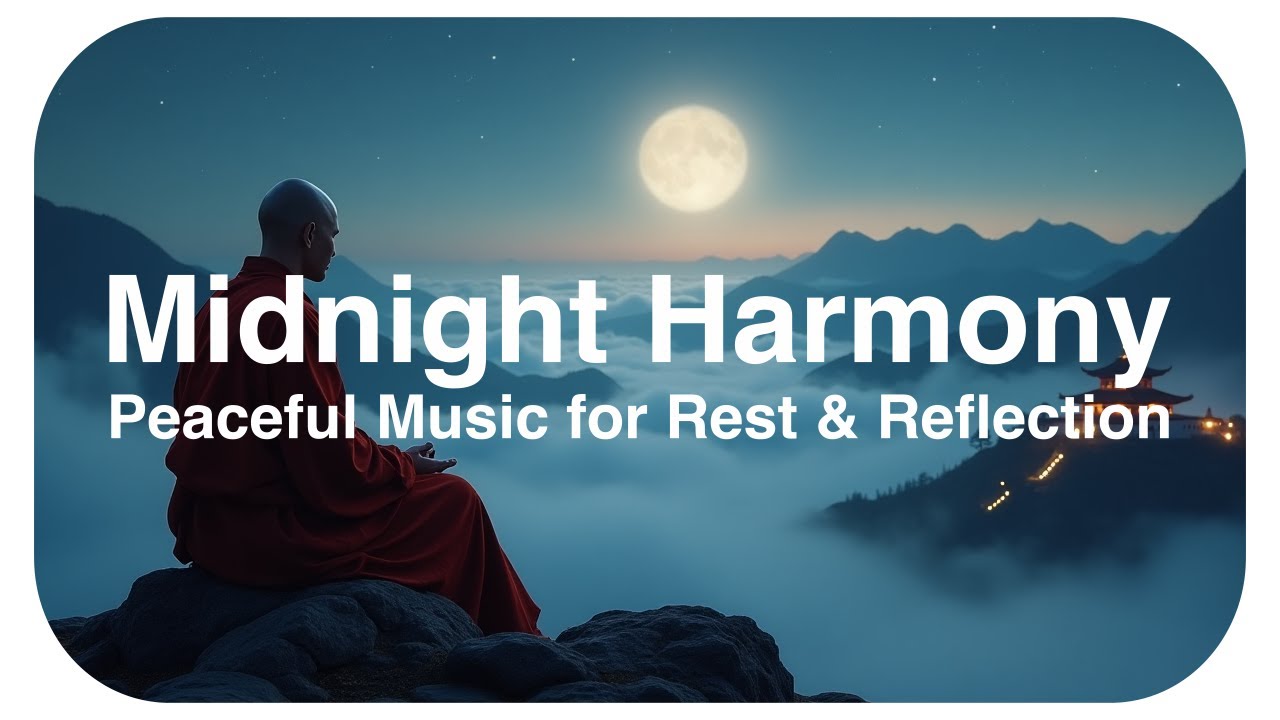 Midnight Harmony | 🌌  Peaceful Music for Rest & Reflection 🌿🎼