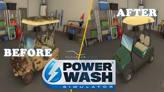 [Power wash simulator] 타임랩스 | 진흙탕에 빠진 골프카트편