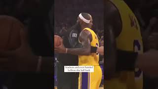 Kareem paid the ultimate respect to LeBron James! #shorts #lebronjames #lakers