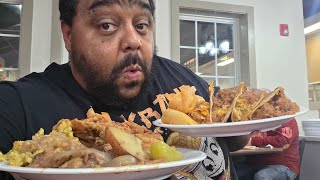 ALL YOU CAN EAT FEAST at Golden Corral Ultimate Buffet Food Mukbang