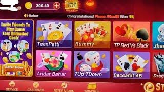 Teen Patti live 3 Patti poker|  new version today minimum whithdrawl ₹100 #teenpatti #virulshorts screenshot 2