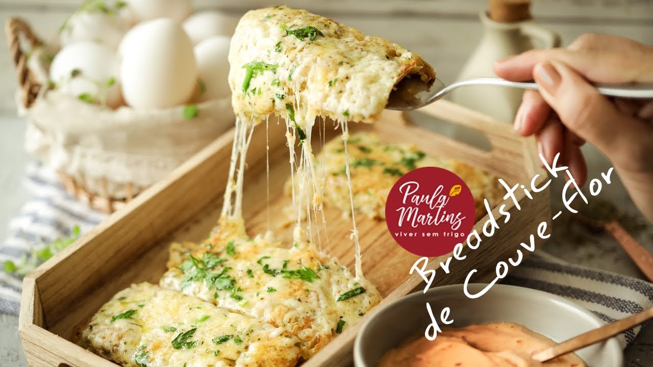 Breadstick de Couve-flor | Viver sem Trigo por Paula Martins