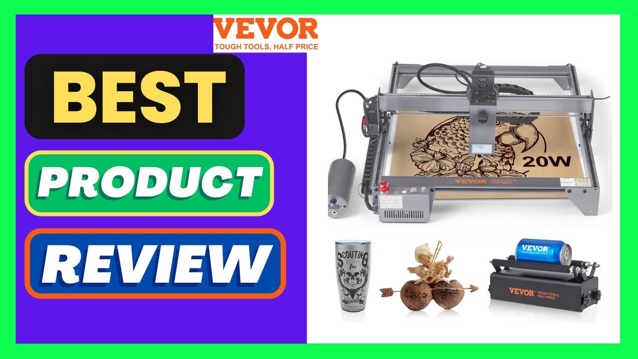 VEVOR Laser Engraver, 20W Output Laser Engraving Machine