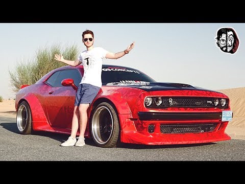 Dodge Challenger SRT Hellcat fana "Domu z papieru" #VlogDubai