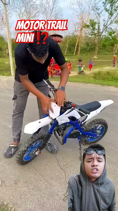MOTOR TRAIL MINI⁉️ AKU GAK MAU 😱😱 #otomotif #trail #motorcycle #shorts