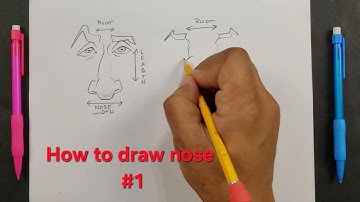 How to draw Noses
