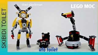 Lego Skibidi Toilets Titan Clockmanspeaker Ufo Toilets Detainer Astro Toilets Upgrade