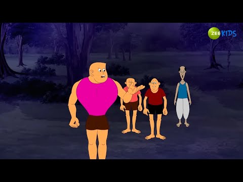 Bantul Fights With Group Of Bad People | Bangla Cartoon for Kids | KidZ