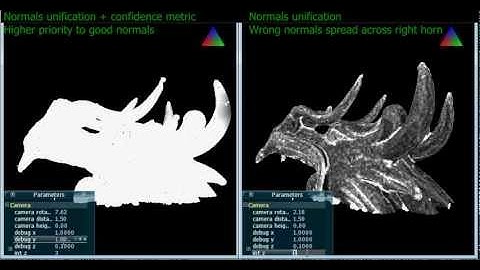 Real-time implicit surface raytracing: xyzrgb dragon 1.2 million pointcloud