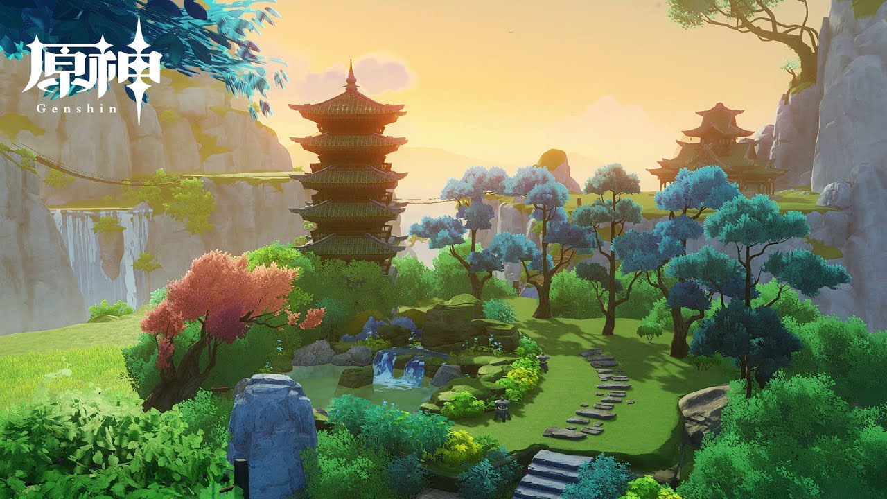 Genshin 🏞️ Five-storied pagoda | Serenitea Pot Design || 五重塔